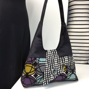 Joyful Tote Geometric Pattern