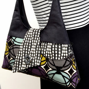 Joyful Tote Geometric Pattern