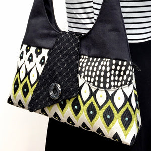 Joyful Tote Mardi Gras Green