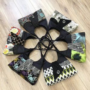 Joyful Tote Black Lotus Flower