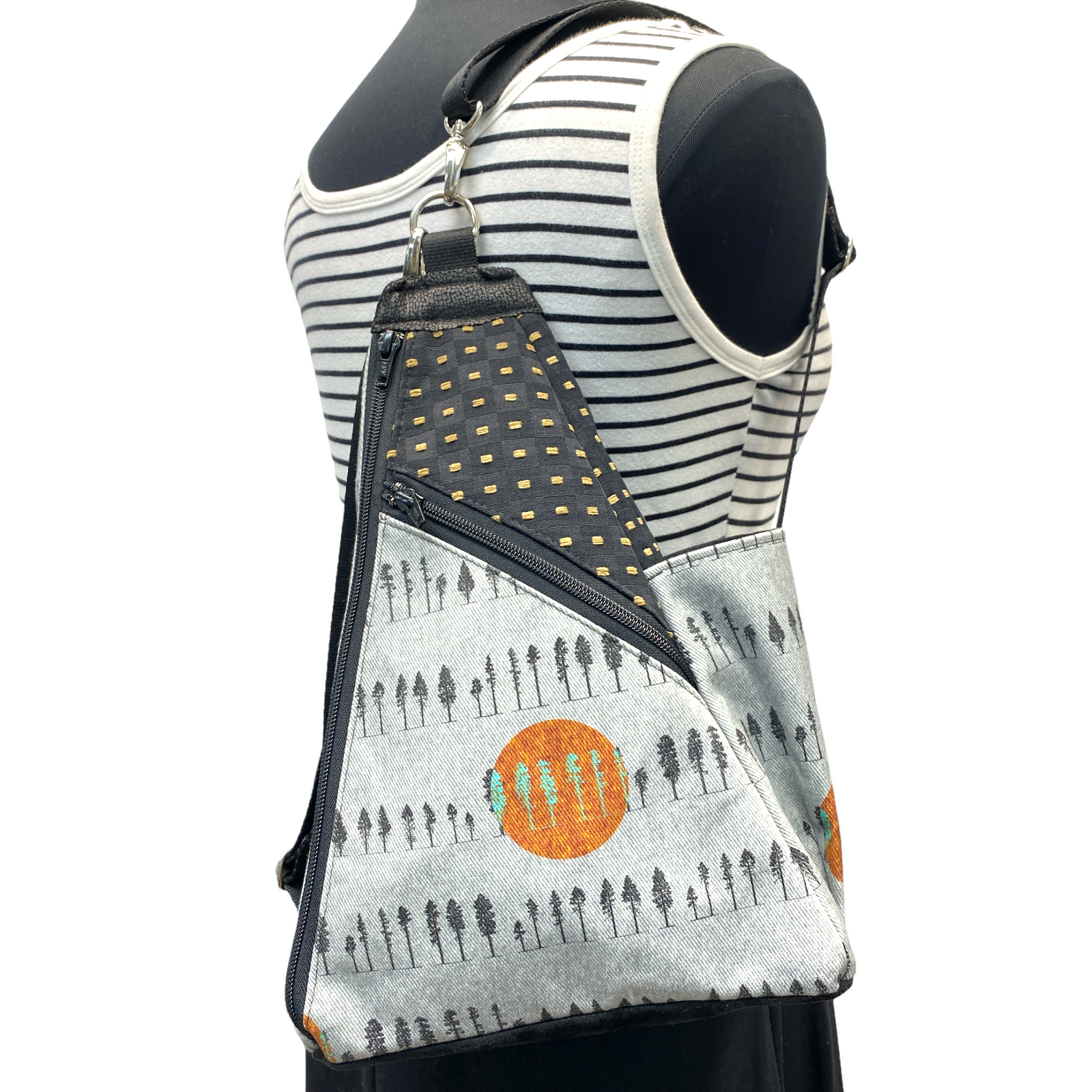 Origami Backpack- 3 ways to wear! - Goldyfish Handbags Origami Backpack- 3 ways to wear! - Goldyfish Handbags