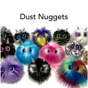 Dust Nugget Dark Plum Polka Dots