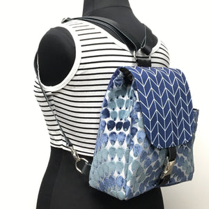 Backpack Navy Blue Mermaid Scales
