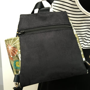 Backpack 60s Green, Black & Multi-Color