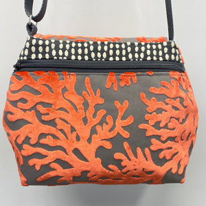 Tiger Lily Bag Coral/Grey/Black