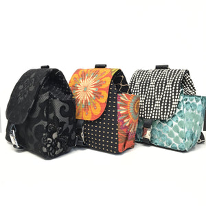 Backpack Red/Multi-color Urban Blossom