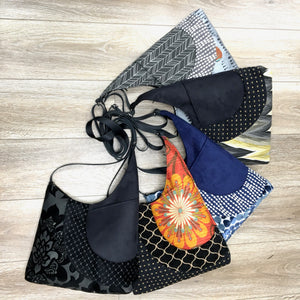 Cross Body Black Lotus Flower