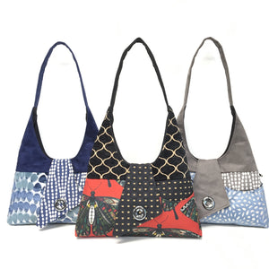 Joyful Tote Peacock Grey/Green