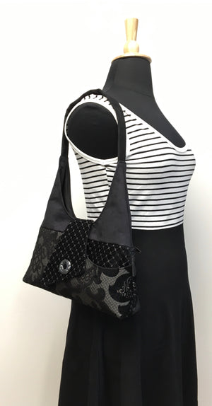 Joyful Tote Peacock Grey/Green
