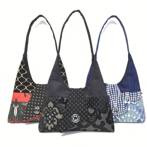 Joyful Tote Black Lotus Flower