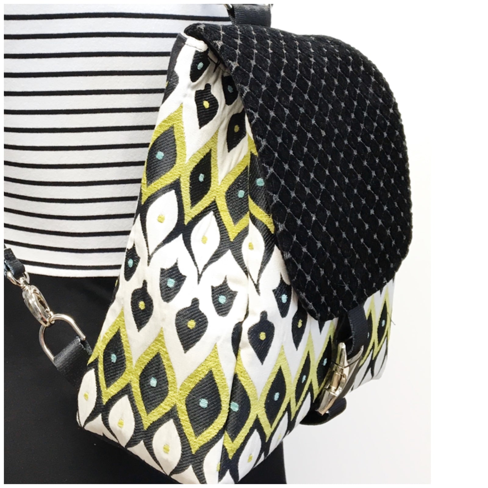 Backpack Mardi Gras Green