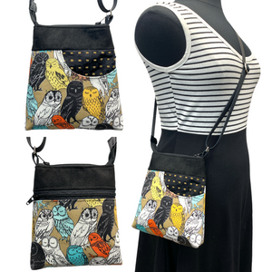 MIILK Bag Owls Black/Multicolor